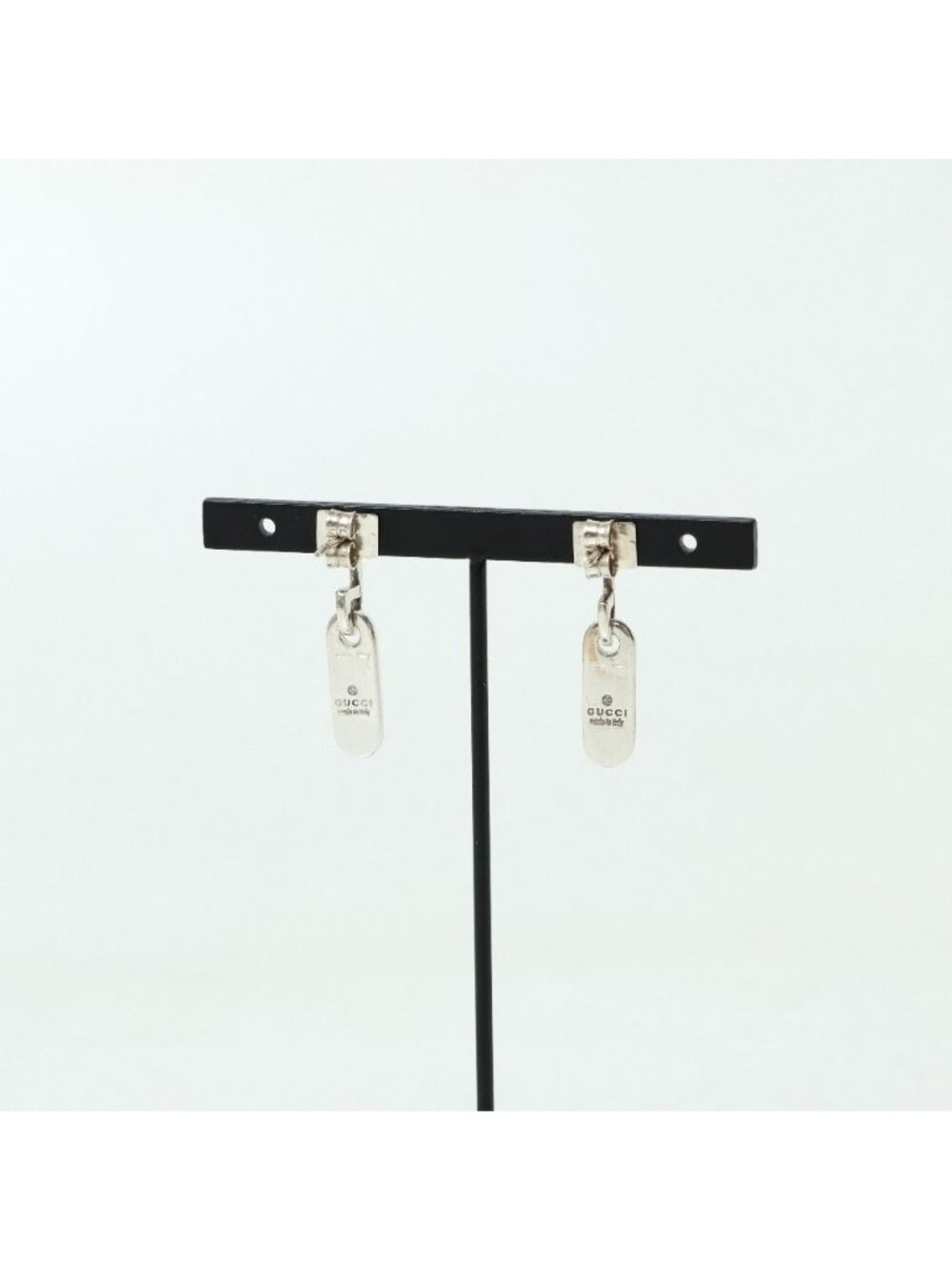 Gucci Vintage Earrings 925 Sterling Silver Plate